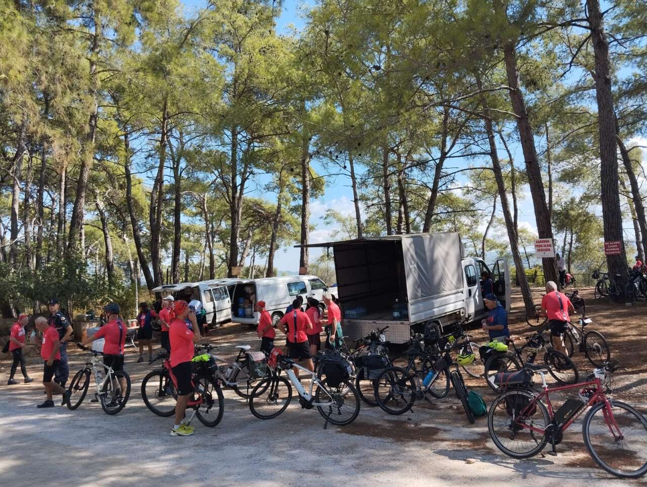 Akyaka Gökova Konaklamalı Orman Parkı, Bisikletçileri Ağırladı 3